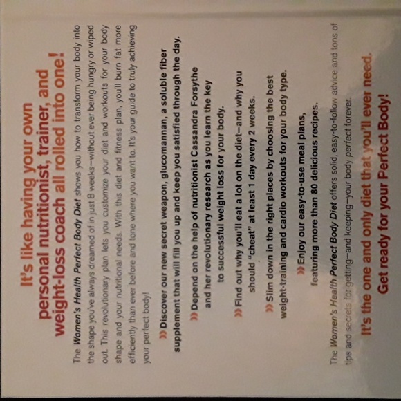 Hardcover diet book for women - Picture 2 of 3